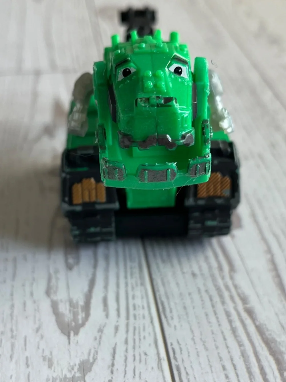 Dinotrux Diecast Green Tyrux Ty Rux Rare Dino Truck Dinosaur